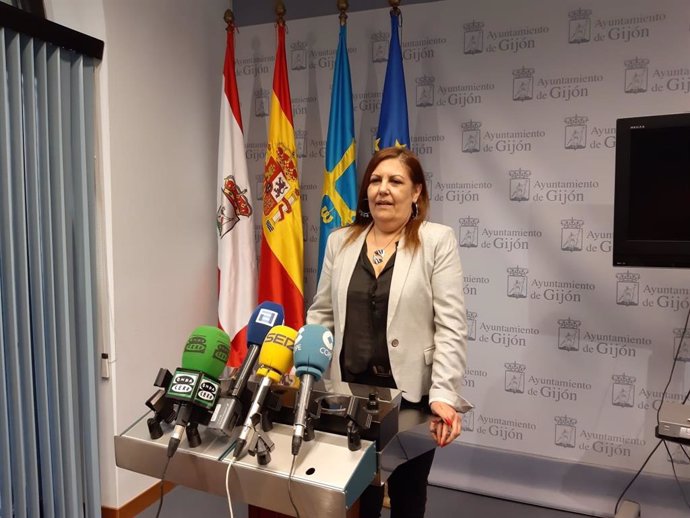 Marina Pineda, concejala de Hacienda del Ayuntamiento de Gijón