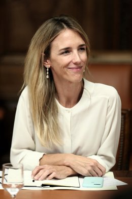 La portavoz del PP en el Congreso Cayetana Álvarez de Toledo se reúne con los dirigentes de la Conferencia de Rectores de las Universidades Españolas, en el Congreso de los Diputados a 16 de septiembre de 2019.