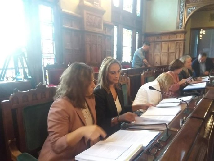 Rita Camblor, en el centro