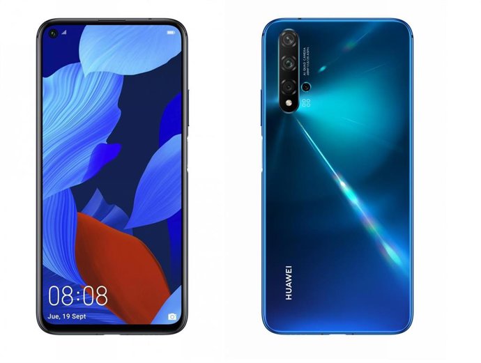 El smartphone Huawei Nova 5T.