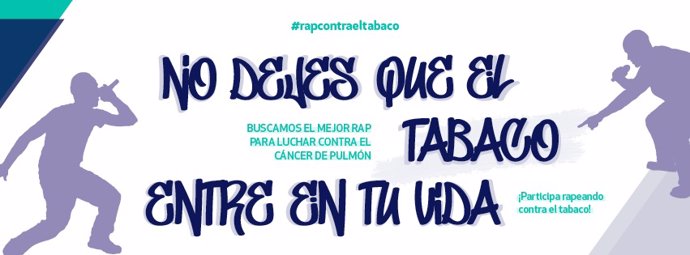 Cartel del concurso 'No dejes que el tabaco entre en tu vida', del Grupo Español de Cáncer de Pulmón (GECP)