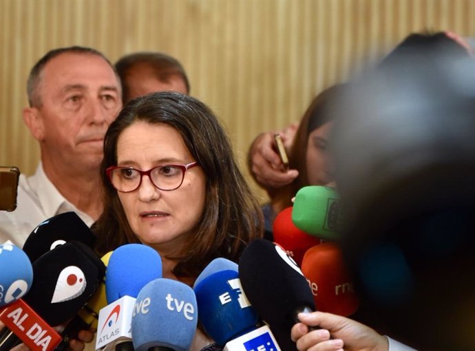 La vicepresidenta de la Generalitat y coportavoz de Compromís, Mónica Oltra.