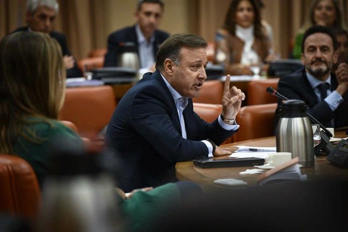 El diputado de Ciudadanos (Cs) en el Congreso por Baleares, Joan Mesquida, en la Diputación Permanente