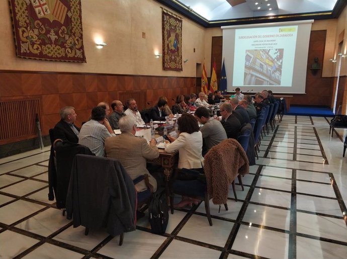 Reunión de la Junta Local de Seguridad de Zaragoza.