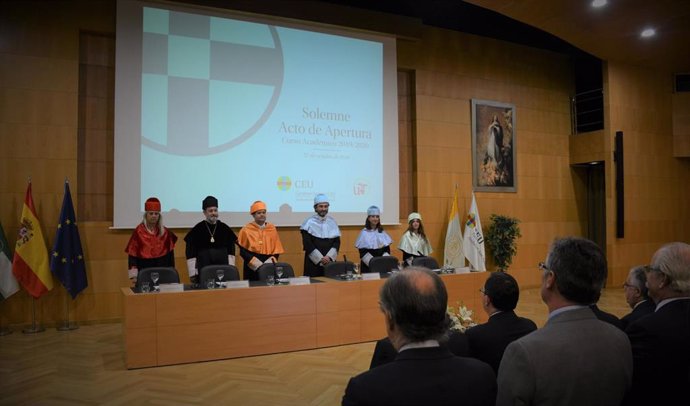 Imagen de la inauguración del curso académico en la Universidad San Pablo Ceu.
