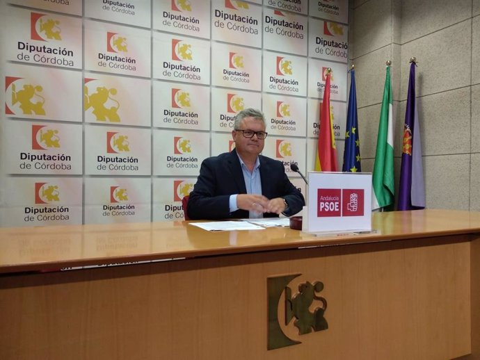 El portavoz del PSOE en la Diputación de Córdoba, Esteban Morales, en una imagen de archivo
