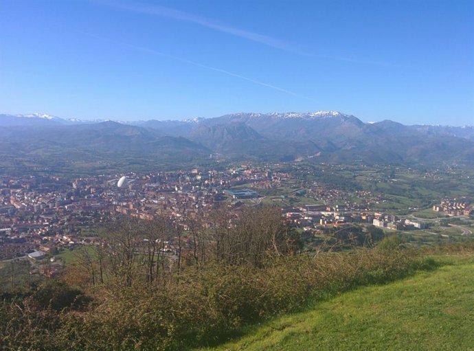 Vistas de Oviedo desde el Monte Naranco