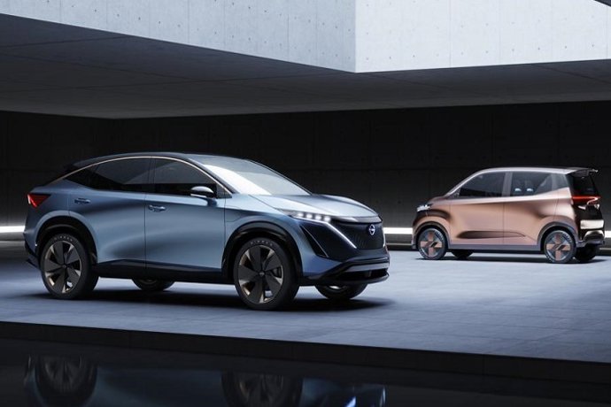Nissan desvela en el Salón Internacional del Automóvil de Tokio dos nuevos 'concept cars', el urbano Imk y el crossover eléctrico Ariya