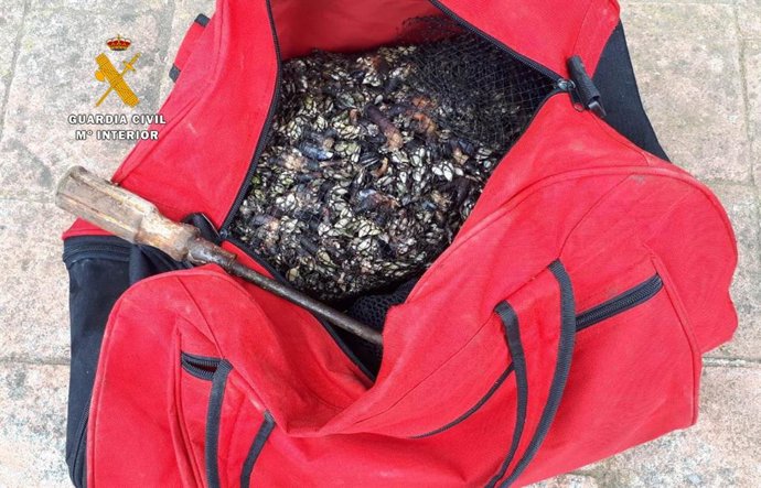 Rdo. Nota De Prensa Guardia Civil (Sorprendidos 6 Fortivos E Intervenidos Más De 30 Kilos De Percebes En Table Y Oriñón)