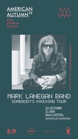 El músico americano Mark Lanegan actúa este jueves en la Sala Capitol de Santiag