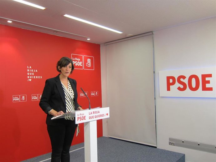 La candidata del PSOE al Congreso por La Rioja, María Marrodán