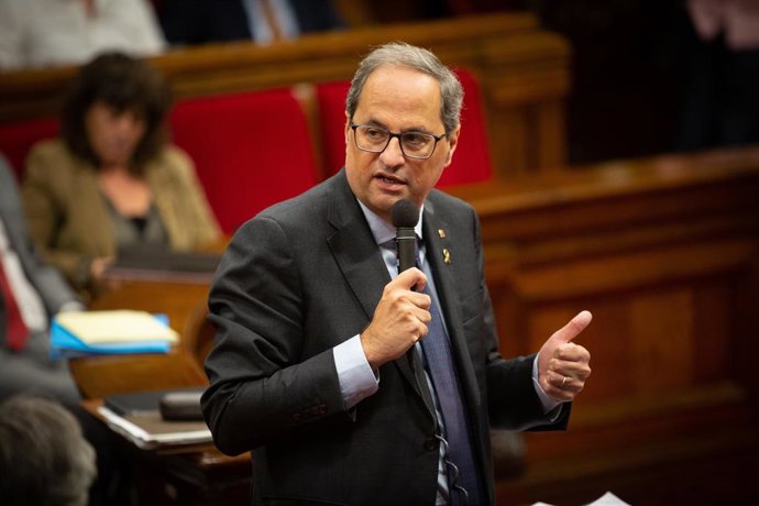 El president de la Generalitat, Quim Torra