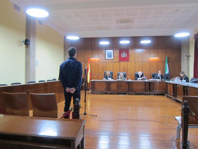 El acusado durante el juicio