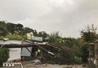 Tres heridos, entre ellos una niña de 7 años, en un camping de Gualba (Barcelona) por el temporal