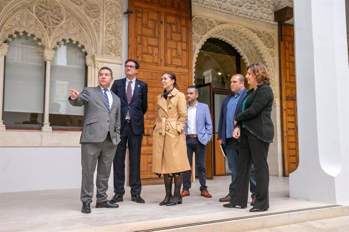 Reunión del presidente, EMiliano García Page, con responsables de pardores en Toledo