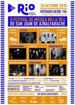 Nuevo cartel del festival Riofest 2019