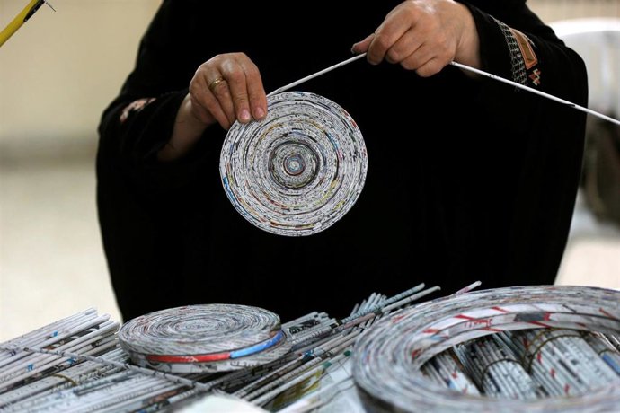 Taller de reciclaje en Amán