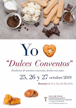 Cartel de la feria 'Dulces conventos' de Valladolid.