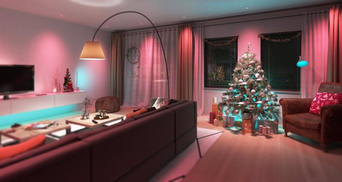 Philips Hue apuesta por una iluminación inteligente en Navidad con los asistente