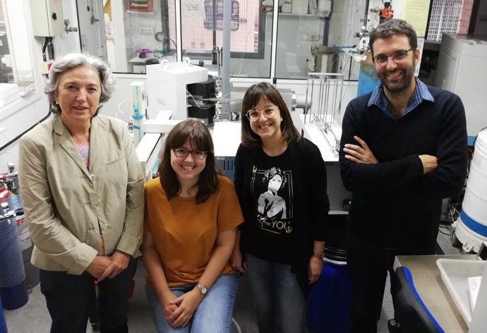 El equipo de investigación Teresa Vicent, Natlia Blázquez, Mnica Rosell y Ernest Marco