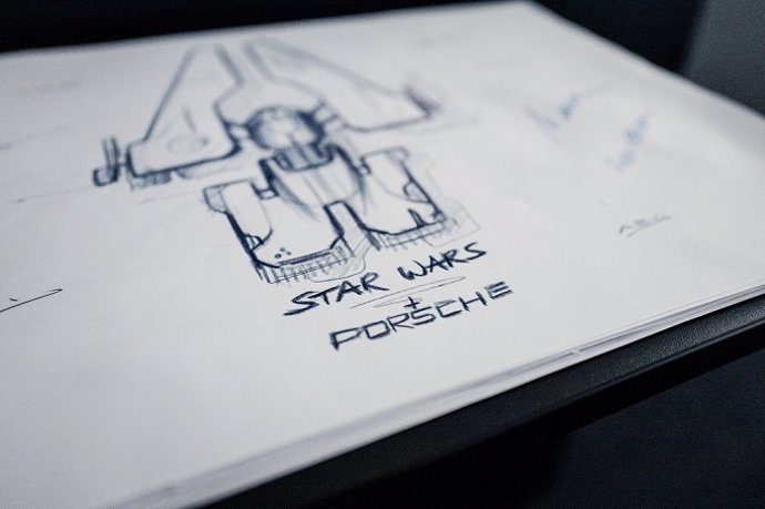 Porsche y Lucasfilm colaboran en el diseño de una nave espacial, que se presentará durante el estreno de 'Star Wars: el ascenso de Skywalker'