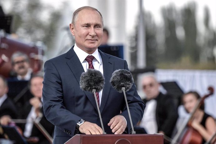 Vladimir Putin, en un discurso con motivo del Día de la Ciudad de Moscú