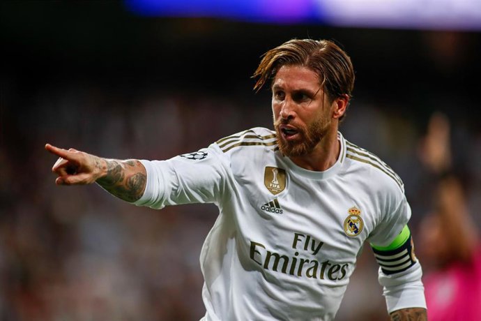El capitán del Real Madrid Sergio Ramos