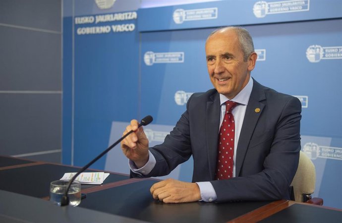Rueda de prensa posterior al consejo de Gobierno, del portavoz del Ejecutivo vasco, Josu Erkoreka,