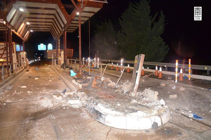 Accidente de circulación de un vehículo que se ha dado a la fuga en Mendavia