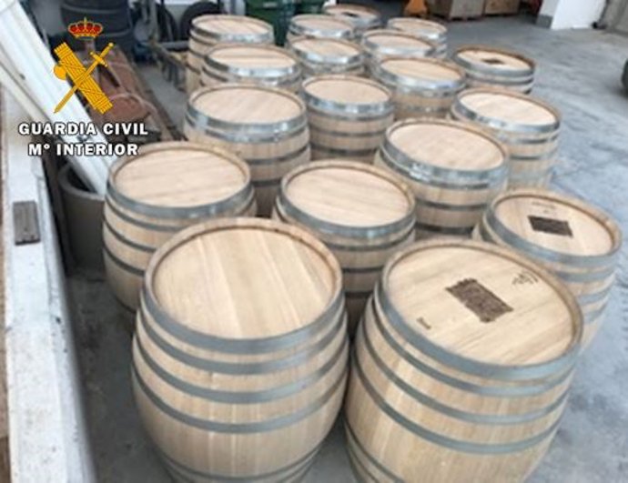 Barricas sustraídas.