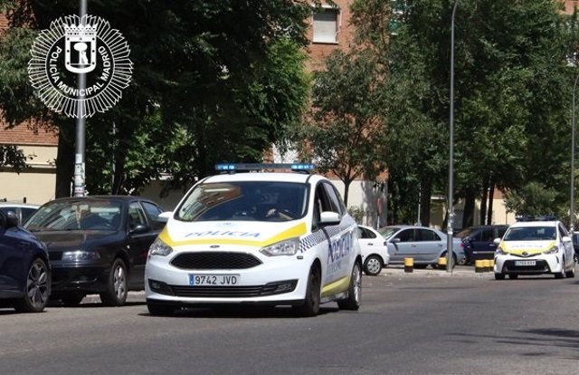 Un vehículo de la Policía Municipal de Madrid