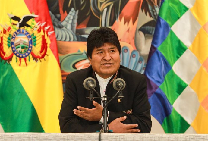 Bolivia.- Evo Morales proclama su victoria: "Ganamos en la primera vuelta"