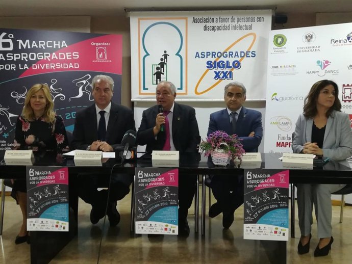 Presentación de la VI Marcha por la Diversidad de Asprogrades