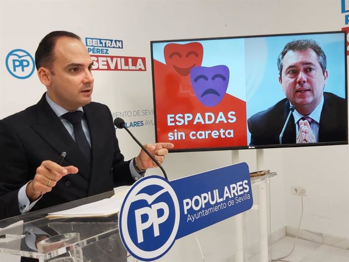 Rafael Belmonte en rueda de prensa