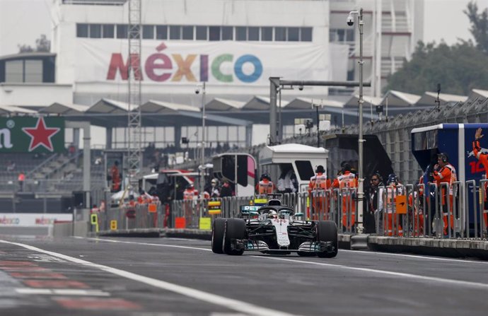 44 HAMILTON Lewis (gbr), Mercedes W09 Hybrid EQ Power+ team Mercedes GP, action during the 2018 Formula One World Championship, Mexico Grand Prix from october 25 to 28 in Mexico - Photo DPPI