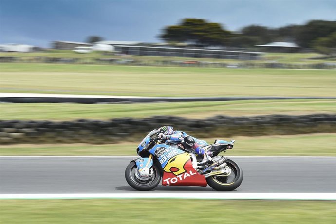 Alex Márquez rodando en Phillip Island en 2018