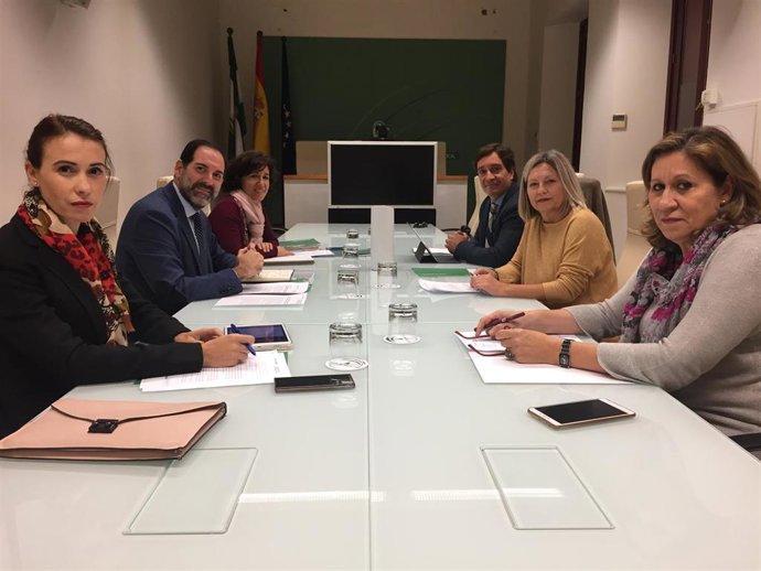 Reunión de la Comisión Mixta entre Junta y Procuradores