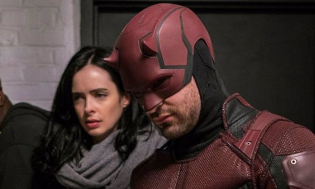 Jessica Jones y Daredevil en The Defenders