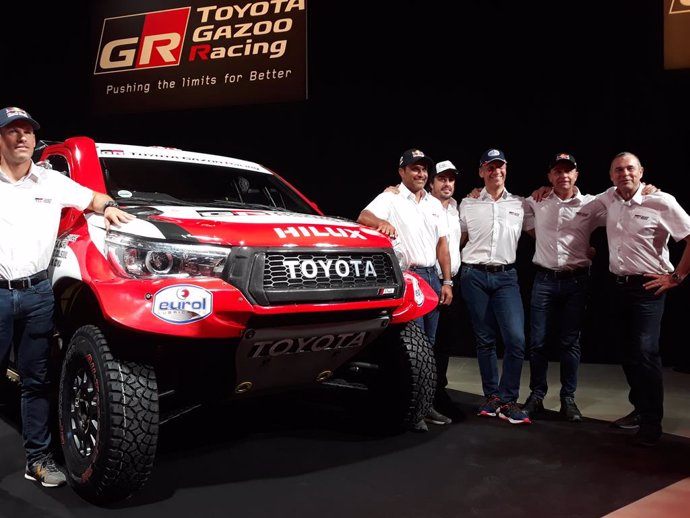Presentació del Toyota Gazoo Racing per al Ralli Dakar 2020 amb Fernando Alonso.