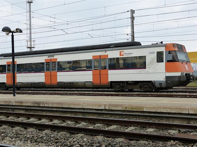 Un tren de Rodalies, en una foto de archivo