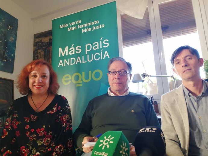 Los candidatos al Congreso de los Diputados por Málaga de Más País/Equo.