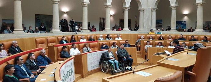 Acto en el Parlamento de La Rioja con motivo del Día Mundial del Daño Cerebral Adquirido