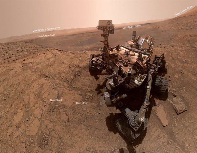 Rover Curiosity de la NASA en Marte