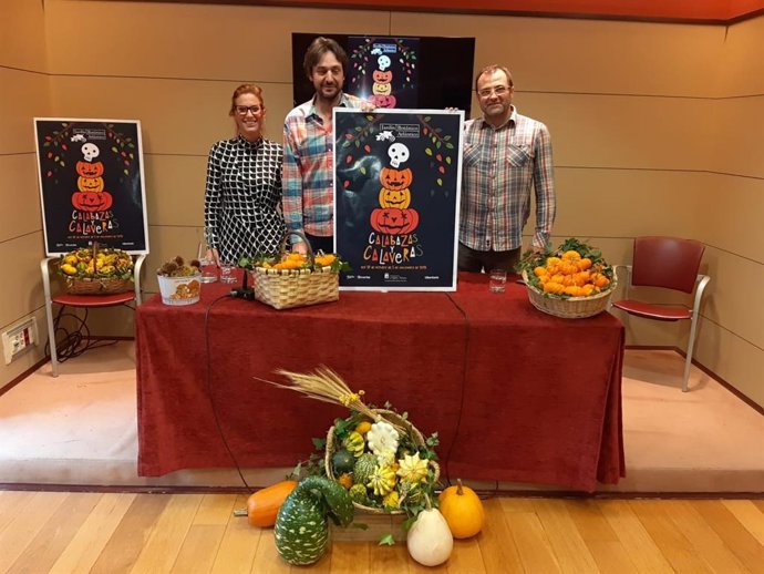Presentación del programa 'Calabazas  y Calaberas' del Jardín Botánico Atlántico