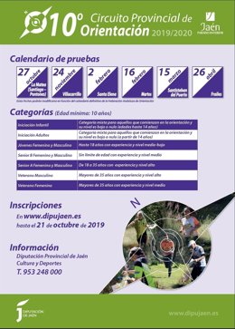 Caretel del Circuito Provincial de Orientación