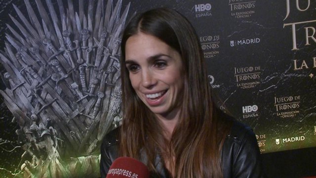 Elena Furiase, en la exposición de 'Juego de Tronos'