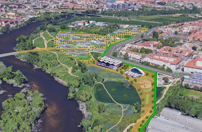 Zana donde se ubicarán los 600 huertos urbanos.