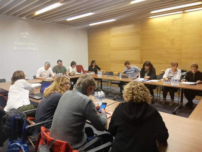 Reunión de la Mesa General de Negociación de La Rioja.
