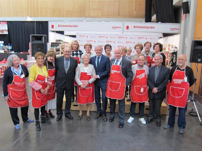 Inauguración del Rastrillo Aragón en la Sala Multiusos del Auditorio de Zaragoza.
