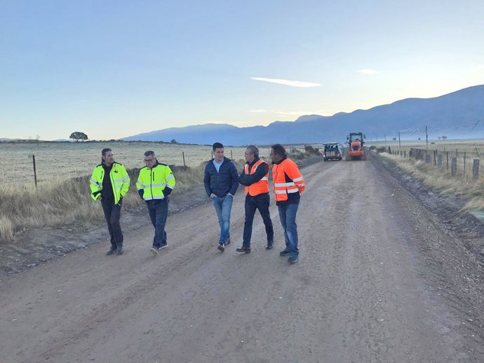 Obras en carretera Zarza de Granadilla